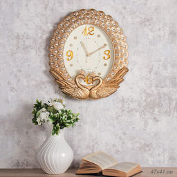 Часы настенные Павлины 41х47 см / 4514ZT /уп 12/ золото - Галеонтрейд фото 14