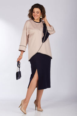 Костюм LADY SECRET 1631 синий+пудра