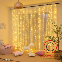 Новогодние гирлянды штора