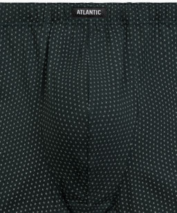 ATLANTIC 3MH-218 Трусы шорты Small Print - набор 3 шт. изумрудный + темно-серый меланж + баклажан  фото 4