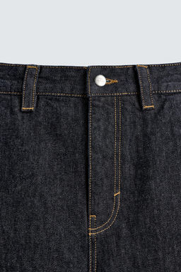 EMBROIDERED HEART DENIM CHINO TROUSERS - Zara фото 11