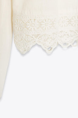 ZW COLLECTION EMBROIDERED SHIRT - Zara фото 18