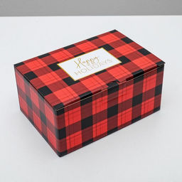 Коробка подарочная новогодняя складная «Волшебного Нового года», 22×15×10 см