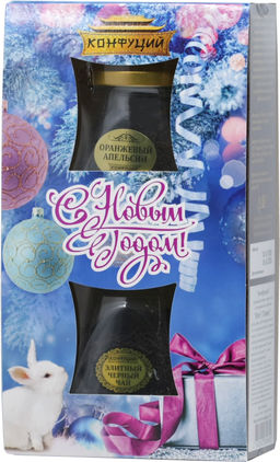 Конфуций. Новый год. Набор Чайная пара. Сильвер 105 гр. карт.упаковка