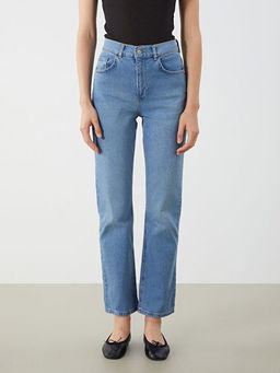 Mom Fit Kad?n Jean Pantolon