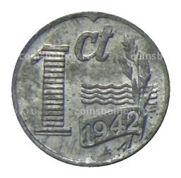 1 цент 1942 года Нидерланды