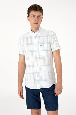 Erkek _ndigo K_sa Kollu G_mlek Sepette S_rpriz _ndirim - U.s. polo assn фото 3