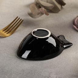 Блюдо «Лунная тропа», 11×8×3.5 см, керамика