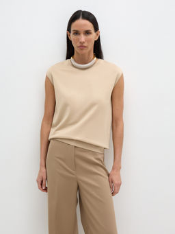 Conso/KM 240714 - beige Топ женский  фото 2