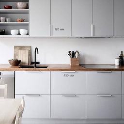 Цена за 2 шт. Ручка CAPPIO RT001WH, L=150 мм, м/о 128 мм, цвет белый