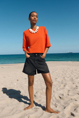 CROPPED T-SHIRT - Zara фото 12