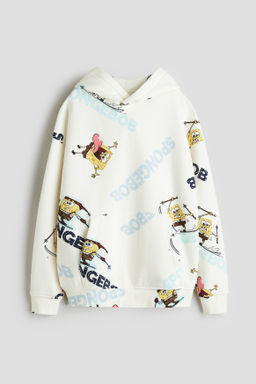 Sudadera estampada con capucha