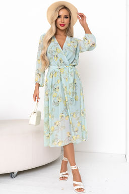 Платье Мила (мята/желтый) Р11-1207/4 - Николь фото 6