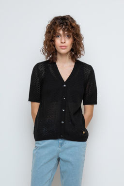 ЕВ 30143/ш/черный кардиган жен