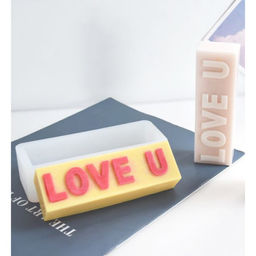 Молд силикононовый «Люблю тебя» 3,5 х 5,4 х 14 см