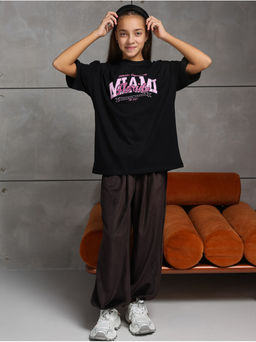 Футболка "Флорида" черный Девочка