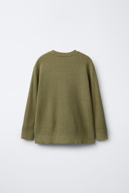 WAFFLE KNIT SWEATER - Zara фото 2