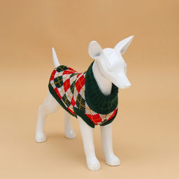 Свитер для животных Шахматы, XS (ДС 17, ОШ 17, ОГ 23-37 см) - Пижон фото 2