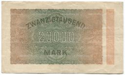 20000 марок 1923 года Германия