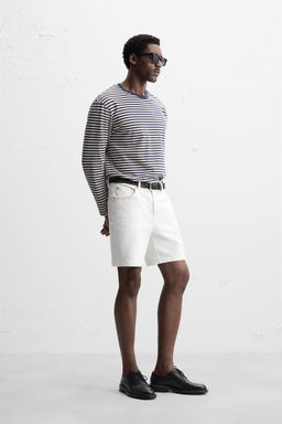 REGULAR FIT DENIM BERMUDA SHORTS - Zara фото 37