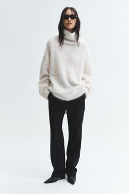 Jersey de cuello alto en mezcla de mohair - H&m фото 7