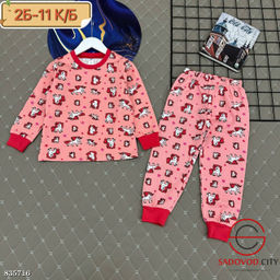 Пижама для девочки с рисунком