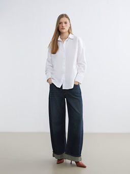 Oversize Oxford Kad?n G?mlek