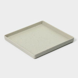 Блюдо сервировочное «Мрамор», 24.5×2.5 см, серое