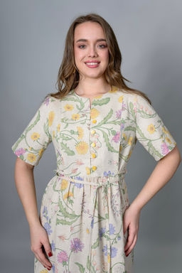 Платье 70% лен 30% хлопок