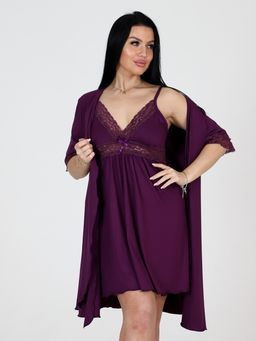 509-ХС ЖЕНСКИЙ КОМПЛЕКТ ДВОЙКА (Фиолетовый) - А-дина фото 2