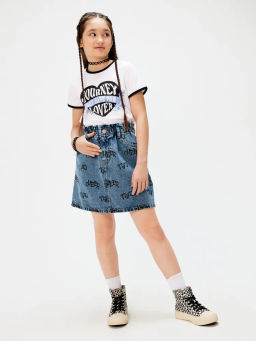 ACOOLA / Юбка джинсовая детская для девочек Metapod синий  фото 2