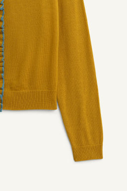 100% WOOL PETER PAN COLLAR JUMPER LIMITED EDITION - Zara фото 8