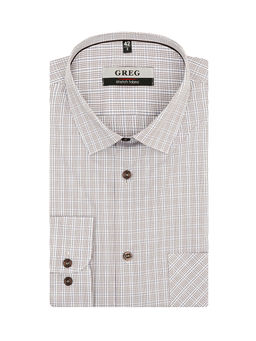 Сорочка мужская длинный рукав GREG 155/238/018/ZN/1p STRETCH  фото 2