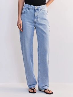 Прямые джинсы с высокой посадкой ZR2605092316-100 / Zarina