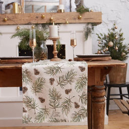 Дорожка на стол новогодняя Christmas tree 40×147 см, 100% хлопок, саржа 190 гр/2