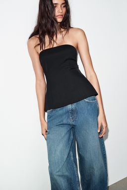 TOP PALABRA DE HONOR / Negro - Zara фото 2