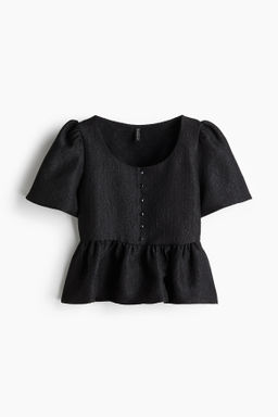 Blusa brocada con peplo - H&m фото 8