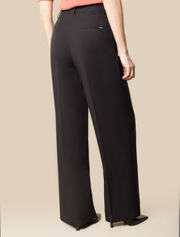 Брюки с застежкой на запАх из поливискозы - Vilatte фото 4