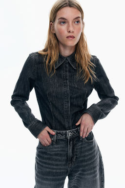 Camisa denim - H&m фото 2