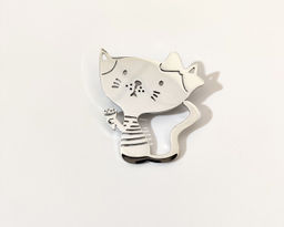 Брошь Котик