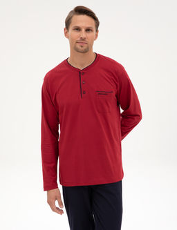 Bordo Pijama Tak_m_ & __ _ama__r Seti