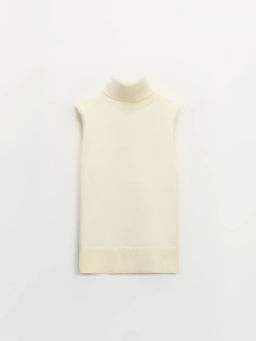 Топ без рукавов с воротником стойкой / Zarina  фото 8