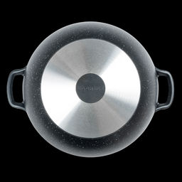 Казан 280/100 4л. С крышкой гранит кн2832аг