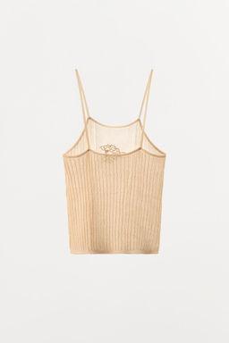FLORAL EMBROIDERED KNITTED TOP - Zara фото 5