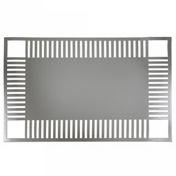 Салфетка декоративная Монро 30х45см ПВХ, серебро (Китай)