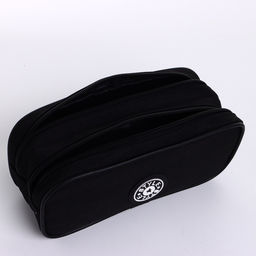 Косметичка-пенал на молнии с отделами, Звезда, чёрная - Simaland фото 3