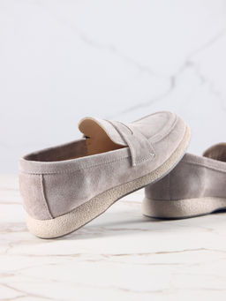 Лоферы EDART 177.1607 be. каменный замша фото 6