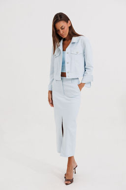 Юбка VN Fashion 1177 голубой