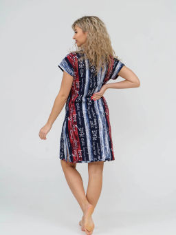 Халат женский, цвет синий