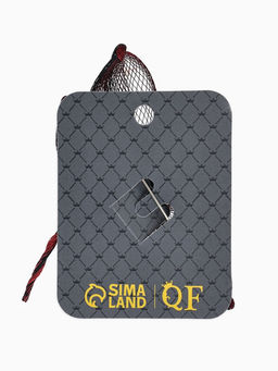 Брошь «Стрекоза», плетёная, бордово-чёрная